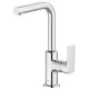 Kludi PURE&STYLE magasított mosdó csaptelep króm automata 400250575 rajza