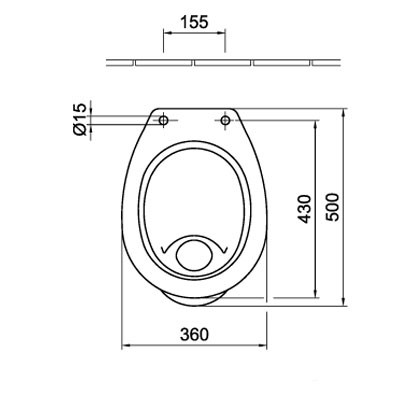 Alföldi Bázis laposöblítésű alsó kifolyású WC csésze fehér 4037 00 01