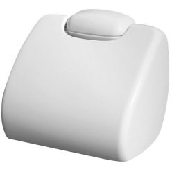Bisk Oceanic fedeles WC papír tartó fehér műanyag 40442 rajza