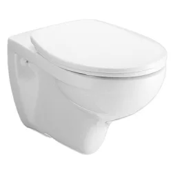 Alföldi Saval mélyöblítésű hátsó kifolyású WC csésze fehér 4056 59 01 rajz