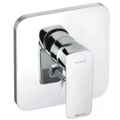 Kludi PURE&STYLE süllyesztett kád és zuhany csaptelep króm külső rész 406500575 rajza