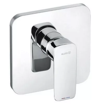 Kludi PURE&STYLE süllyesztett zuhany csaptelep króm külső rész 406550575 rajza