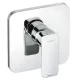 Kludi PURE&STYLE süllyesztett zuhany csaptelep króm külső rész 406550575 rajza