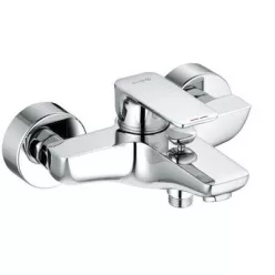 Kludi PURE&STYLE egykaros kád és zuhany csaptelep króm 406810575 rajza