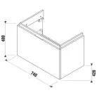 Jika Cubito Pure alsószekrény 75 cm lenyitható fino (40J4253015191)