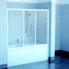 Ravak AVDP3 150 kádparaván fehér profil transparent üveg (40VP0102Z1)