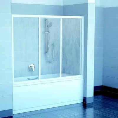 Ravak AVDP3 150 kádparaván fehér profil transparent üveg (40VP0102Z1)