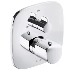 KLUDI AMEO süllyesztett termosztátos zuhanycsap egykaros króm KL-418350575 rajza