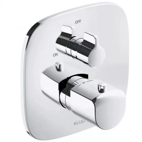 KLUDI AMEO süllyesztett termosztátos zuhanycsap egykaros króm KL-418350575 rajza