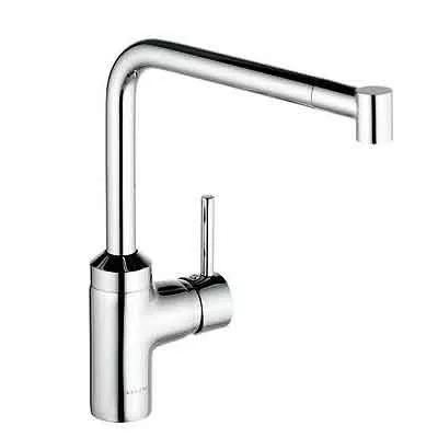 Kludi L-INE egykaros mosogató csaptelep kihúzható zuhanyfejes króm (428210577)