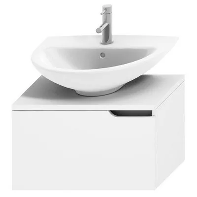Jika Mio alsószekrény 50, 55, 60, 65 cm 1 fiókkal galérral fehér fehér (4341111715001)