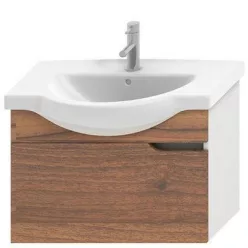   Jika Mio alsószekrény 63 cm 1 fiókkal fehér dió (4341211715061)