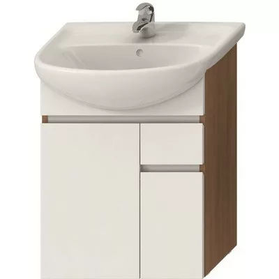 Jika Lyra alsószekrény 54 cm 2 ajtóval 1 fiókkal fehér cseresznye (4531220383131)