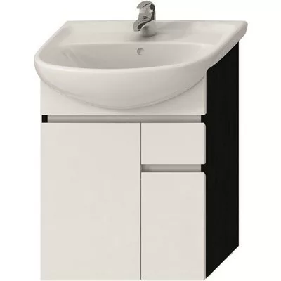 Jika Lyra alsószekrény 60 cm 2 ajtóval 1 fiókkal fehér tölgy (4531320383261)