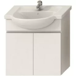   Jika Lyra alsószekrény 67 cm 2 ajtóval fehér fehér (4531410383001)