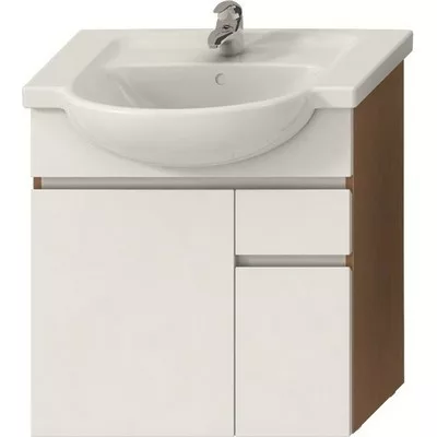 Jika Lyra alsószekrény 67 cm 2 ajtóval 1 fiókkal fehér cseresznye (4531420383131)