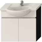 Jika Lyra alsószekrény 77 cm 2 ajtóval fehér tölgy (4531510383261)