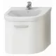 Jika Olymp Deep íves alsószekrény 53 cm 1 fiókkal fehér (4541324345001)