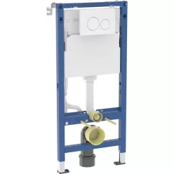   Geberit Duofix fali WC szerelőelem 112 cm, 12 cm, Delta20 (458.120.11.2)