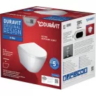 Duravit D-Neo fali kompakt Rimfree WC SZETT rejtett rögzítés (45880900A1)