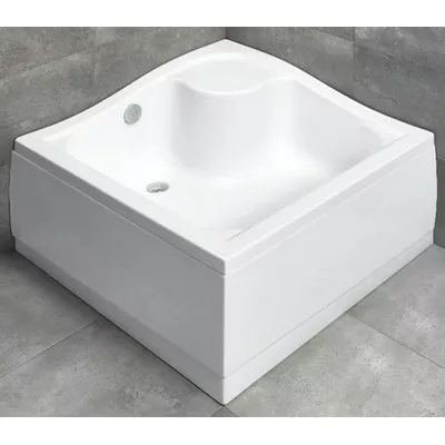 Radaway Korfu C szögletes zuhanytálca mély szifonnal 4C88400-03 rajz