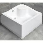 Radaway Korfu C szögletes zuhanytálca mély szifonnal 4C88400-03 rajz