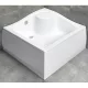 Radaway Korfu C szögletes zuhanytálca mély szifonnal 4C88400-03 rajz