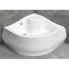 Radaway Korfu A mélyített íves zuhanytálca szifonnal 800 mm 4S88400-03 rajza
