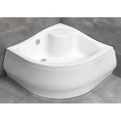 Radaway Korfu A mélyített íves zuhanytálca szifonnal 800 mm 4S88400-03 rajza