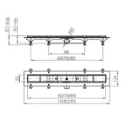 Mofém Linear zuhanyfolyóka MLP-850 D Drops (501-0004-02)
