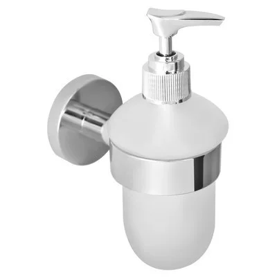 Mofém fiesta szappanadagoló króm matt üvegbetéttel (501-1022-00)