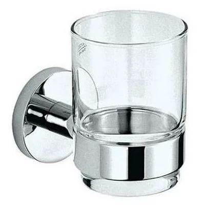 Mofém Fiesta króm pohártartó üvegpohárral (501-1040-00)