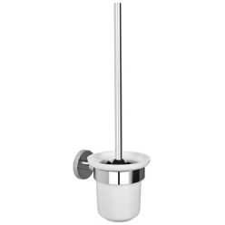   Mofém Fiesta króm fali WC kefe porcelán betéttel (501-1080-00)