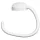 Bisk Laguna törölköző tartó gyűrű fehér műanyag 50902
