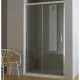 Kolpa San Pulsar TV2D 100 balos zuhanyajtó Silver profil árlátszó üveg 512990 rajza