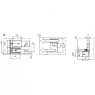 Kolpa San Virgo UNI TK 120x80 zuhanykabin Brill profil 513170