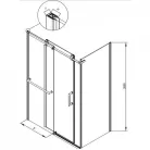 Kolpa San Virgo UNI TK 120x80 zuhanykabin Brill profil 513170