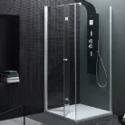Kolpa San Terra Flat TV 80/K-D zuhanyajtó Brill profil átlátszó üveg jobbos 513230 méretek
