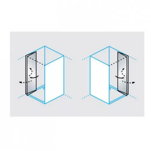 Kolpa San Polaris Fold N zuhanyajtó rajza