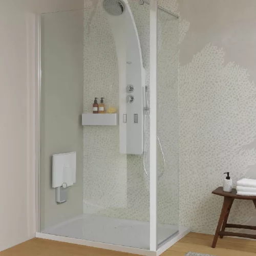 Kolpa San FLEX TS 120+TS 55 jobbos brill profil átlátszó üveg 528040 rajza