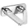 KLUDI BALANCE süllyesztett kétlyukas csaptelep króm 18 cm KL-522460575 rajza