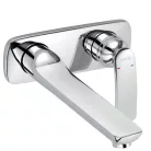 KLUDI BALANCE süllyesztett 2 lyukas csaptelep króm 23 cm KL-522470575 rajza