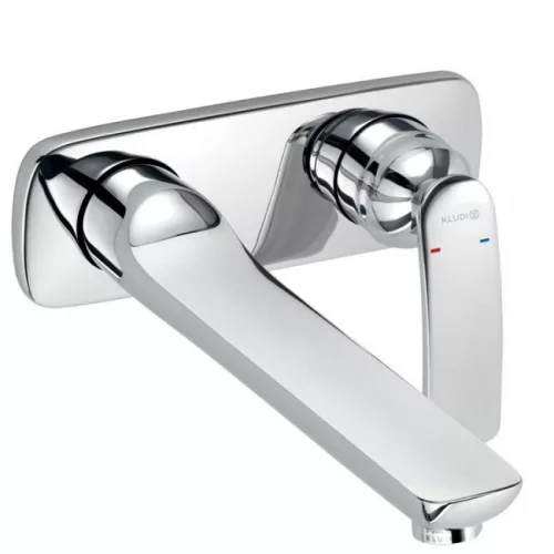 KLUDI BALANCE süllyesztett 2 lyukas csaptelep króm 23 cm KL-522470575 rajza