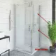 Roltechnik PXBN 900 zuhanyfal brillant profil transparent üveg (527-9000000-00-02)