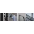 Roltechnik PXR2N 1000x1850 íves zuhanykabin brillant profil satinato betét (531-100R55N-00-15)