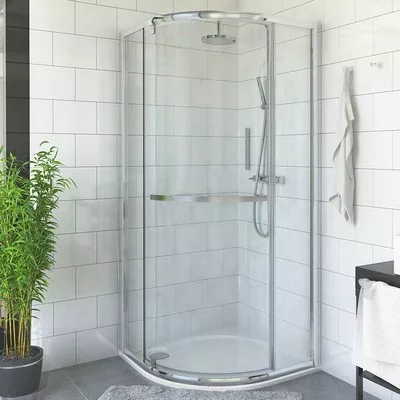 Roltechnik PXRO1 900 íves zuhanykabin brillant profil transparent betét (539-9000000-00-02)