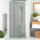 Roltechnik LLDO2 900 kétszárnyas zuhanyajtó brillant profil intimglass üveg (552-9000000-00-21)