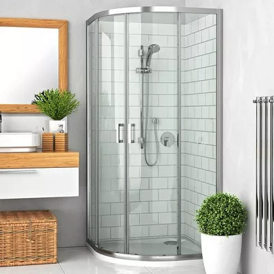 Roltechnik LLR2 800 íves zuhanykabin brillant profil transparent betét (555-8000000-00-02)
