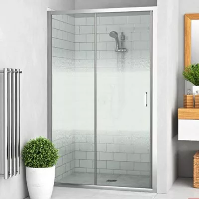 Roltechnik LLD2 1200 kétrészes zuhanyajtó brillant profil intimglass üveg (556-1200000-00-21)