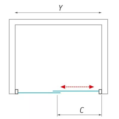 Roltechnik LLD2 1200 kétrészes zuhanyajtó brillant profil intimglass üveg (556-1200000-00-21)